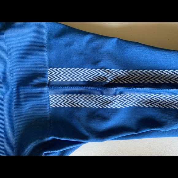 Fabletics High-Waisted Seamless Check Legging blue M UEC - Picture 10 of 11